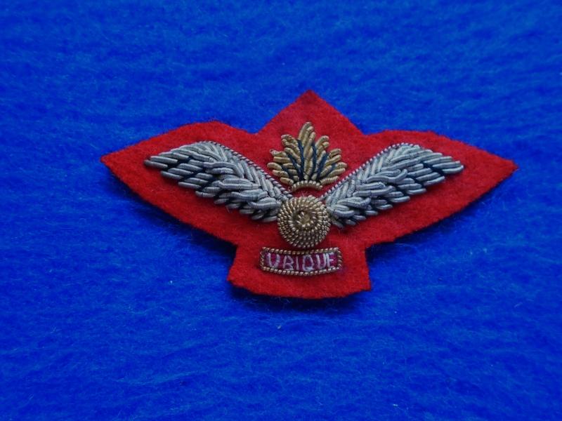 BRITISH ARMY ROYAL ARTILLERY PILOT AIR OBSERVER BULLION MESS DRESS QUALIFICATION WINGS, BRITISH MADE.