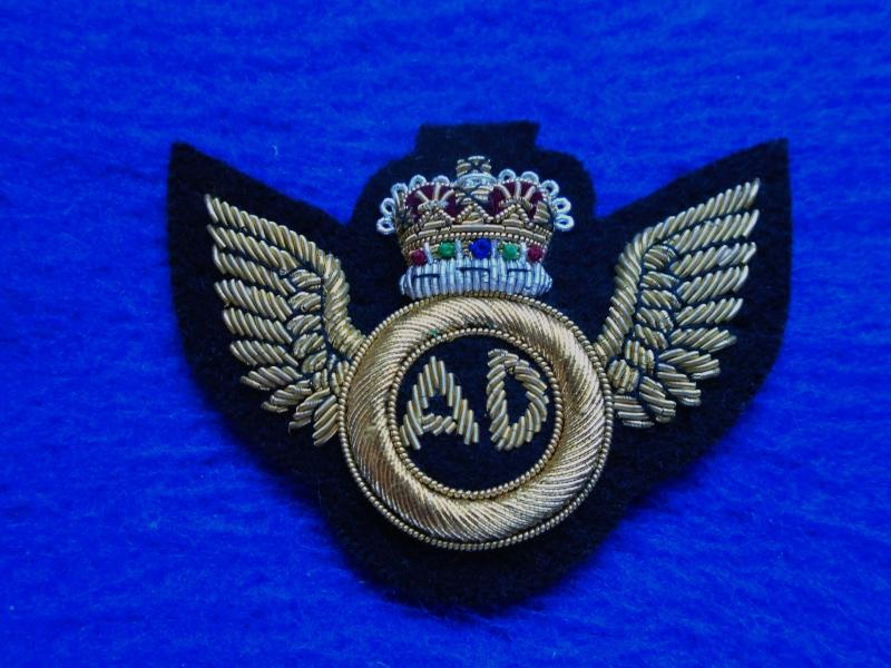 ROYAL LOGISTICS CORPS AIR DISPATCHER NO 1 DRESS GOLD BULLION QUALIFICATION WINGS