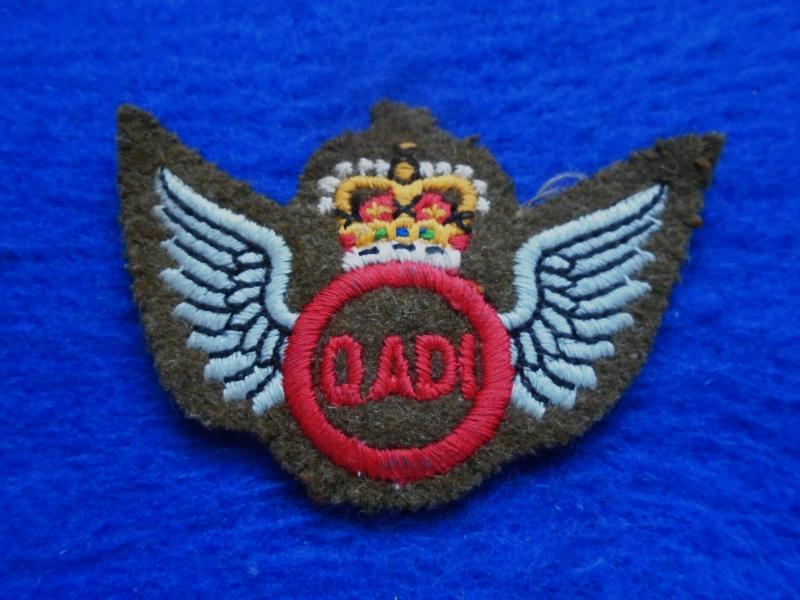 ROYAL LOGISTICS CORPS QUALIFIED AIR DISPATCHER INSTRUCTOR NO 2 DRESS EMBROIDERED QUALIFICATION WINGS