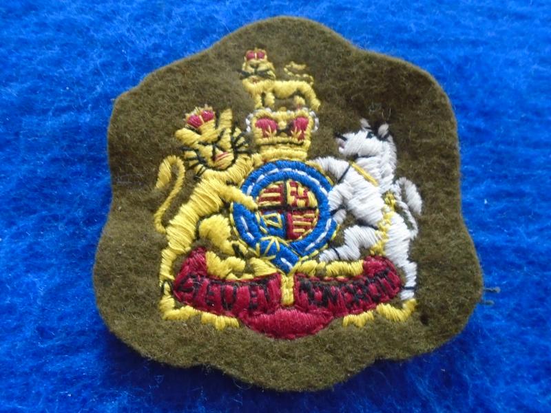 ALL ARMS & SERVICES REGIMENTAL SERGEANT MAJOR BADGE FOR WORKING DRESS