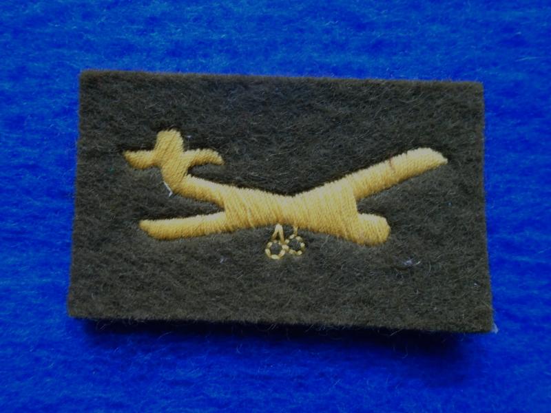 SOUTH STAFFORDSHIRE REGIMENT GLIDER BATTLE HONOUR ARM BADGE