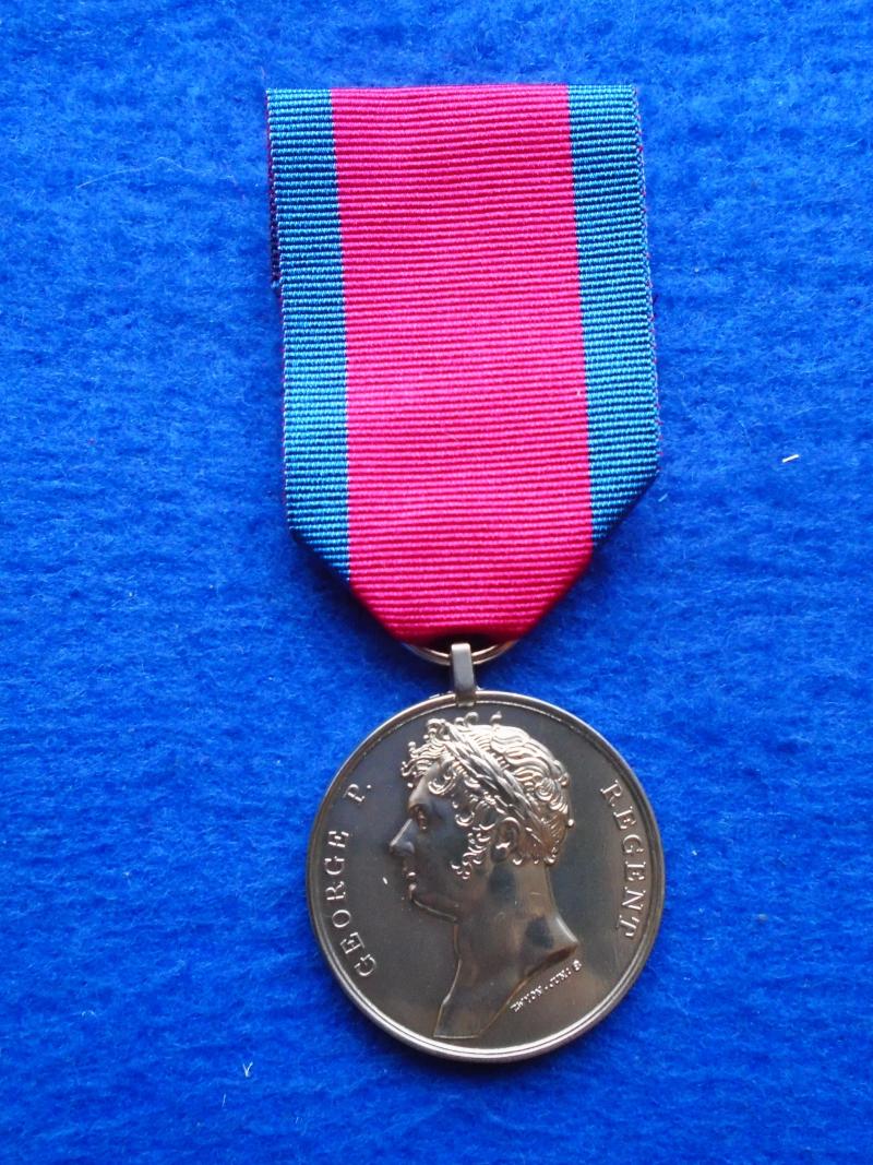 WATERLOO 1815 FULL SIZE MEDAL & RIBBON, HIGH QUALITY REPRODUCTION